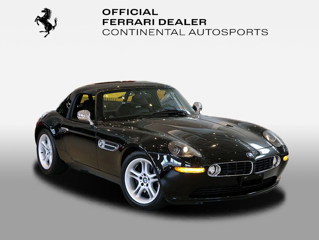 Black 2001 BMW Z8 Convertible Rear-Wheel Drive 6-Speed Manual Overdrive