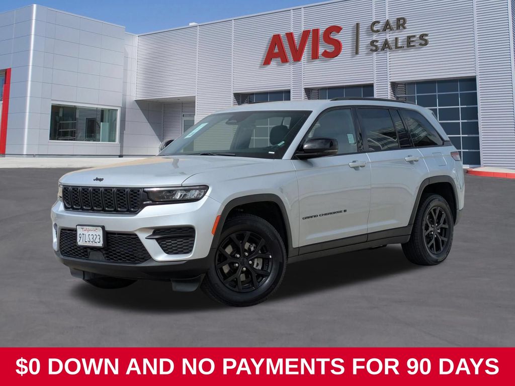 Silver 2025 Jeep Grand Cherokee SUV / Crossover Four-Wheel Drive 8-Speed Automatic