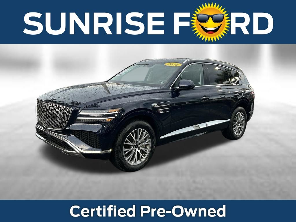 Capri Blue 2026 Genesis GV80 SUV / Crossover All-Wheel Drive 8-Speed Automatic