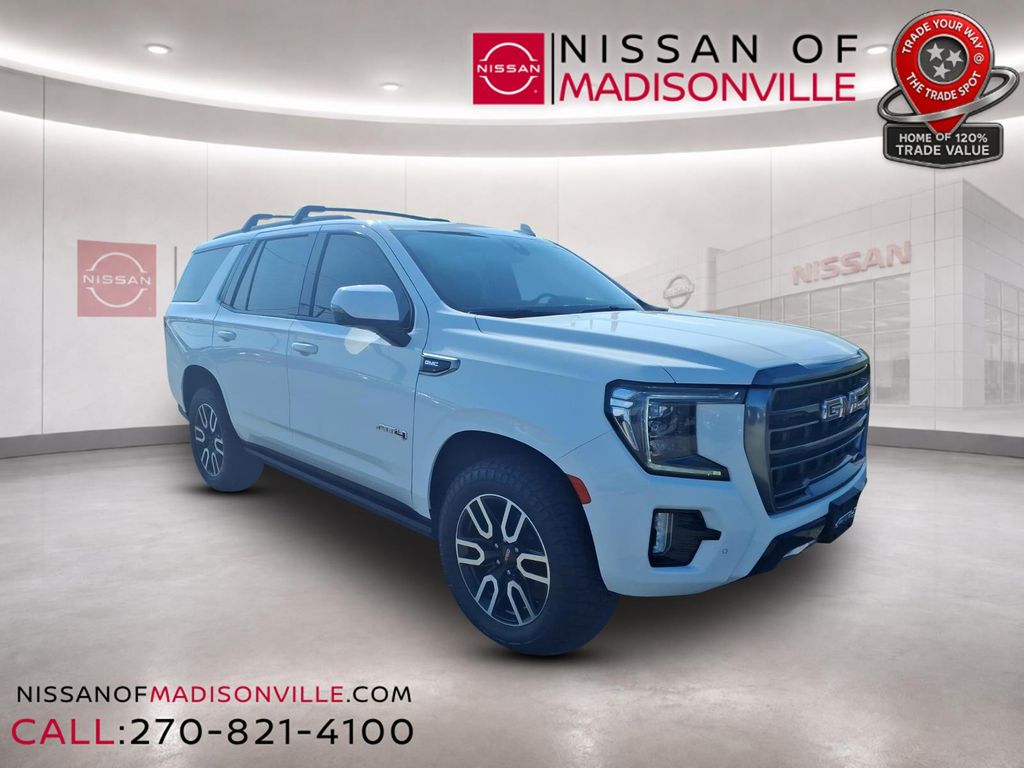 Summit White 2021 GMC Yukon SUV / Crossover Four-Wheel Drive