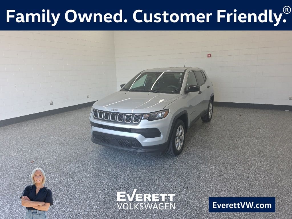 Silver Zynith Metallic Clearcoat 2025 Jeep Compass SUV / Crossover Four-Wheel Drive 8-Speed Automatic