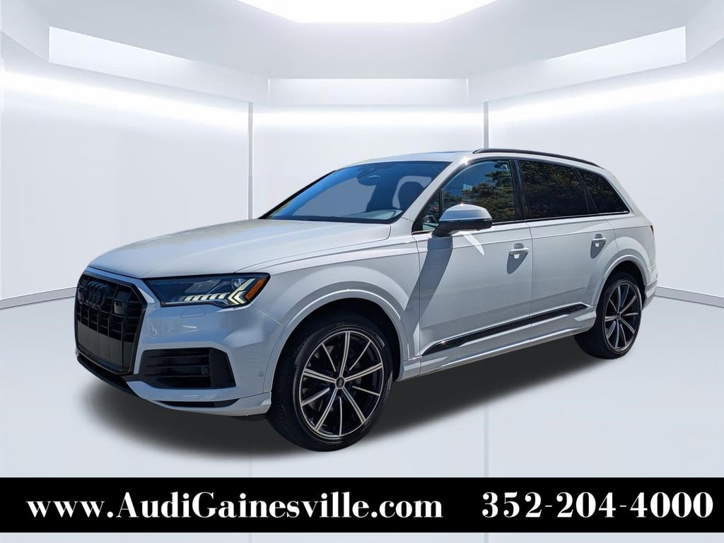 Glacier White Metallic 2023 Audi Q7 quattro Premium Plus 55 TFSI SUV / Crossover All-Wheel Drive 8-Speed Automatic