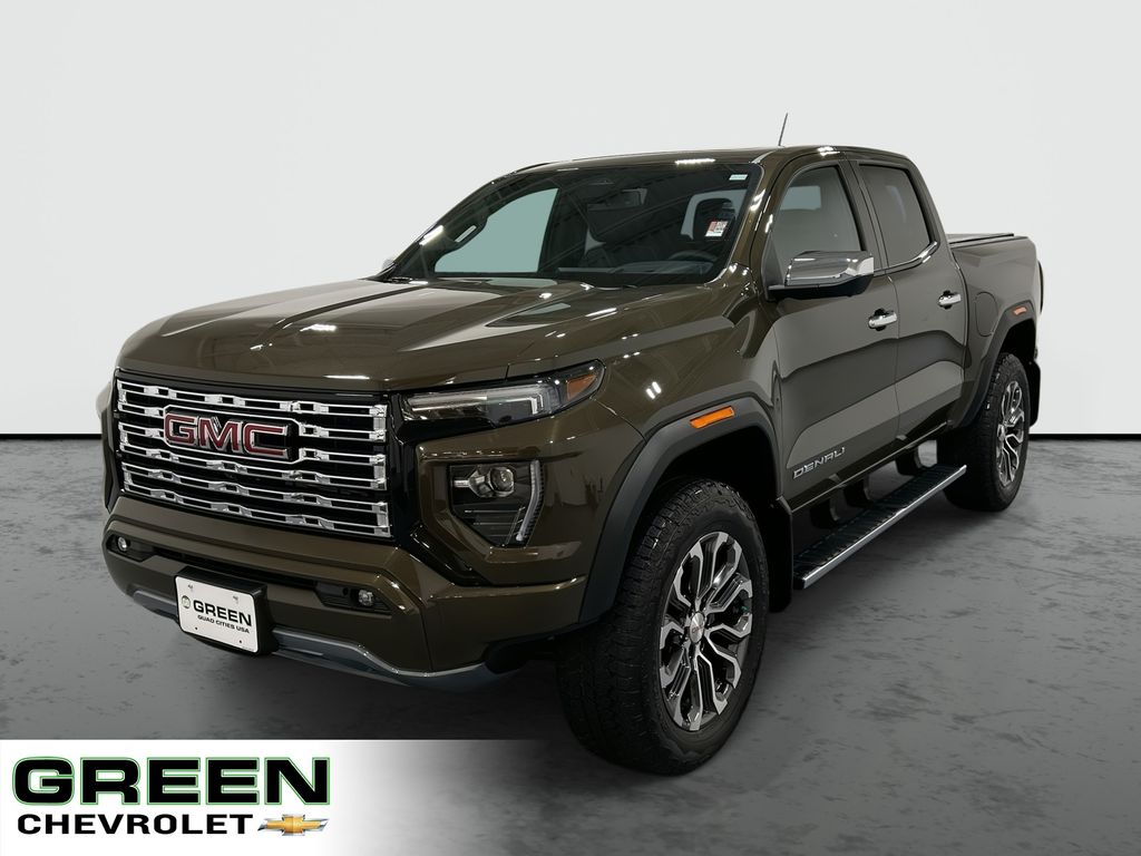 Deep Bronze Metallic 2024 GMC Canyon Denali Crew Cab 4WD Pickup Truck Four-Wheel Drive 8-Speed Automatic