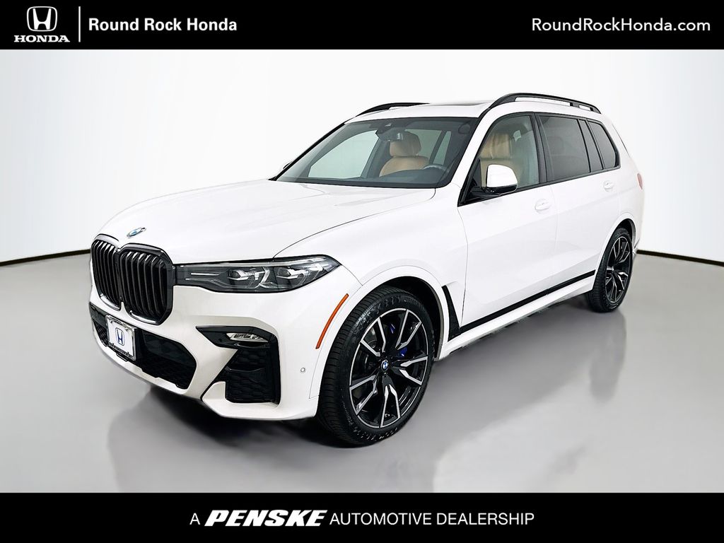 White Metallic 2022 BMW X7 xDrive40i AWD SUV / Crossover All-Wheel Drive 8-Speed Automatic