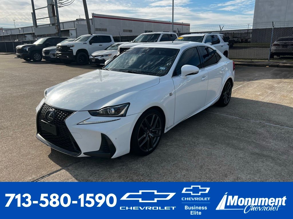 White 2020 Lexus IS 350 RWD Sedan Rear-Wheel Drive 8-Speed Dual Clutch