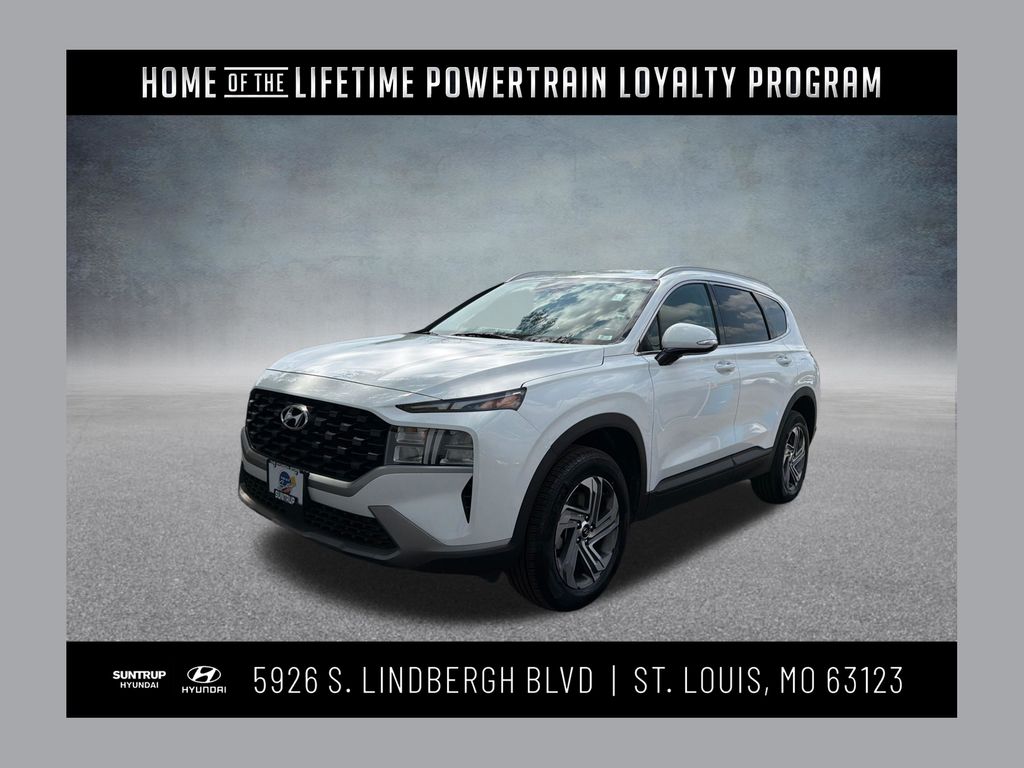 Serenity White Pearl 2023 Hyundai Santa Fe SEL AWD SUV / Crossover All-Wheel Drive 8-Speed Automatic