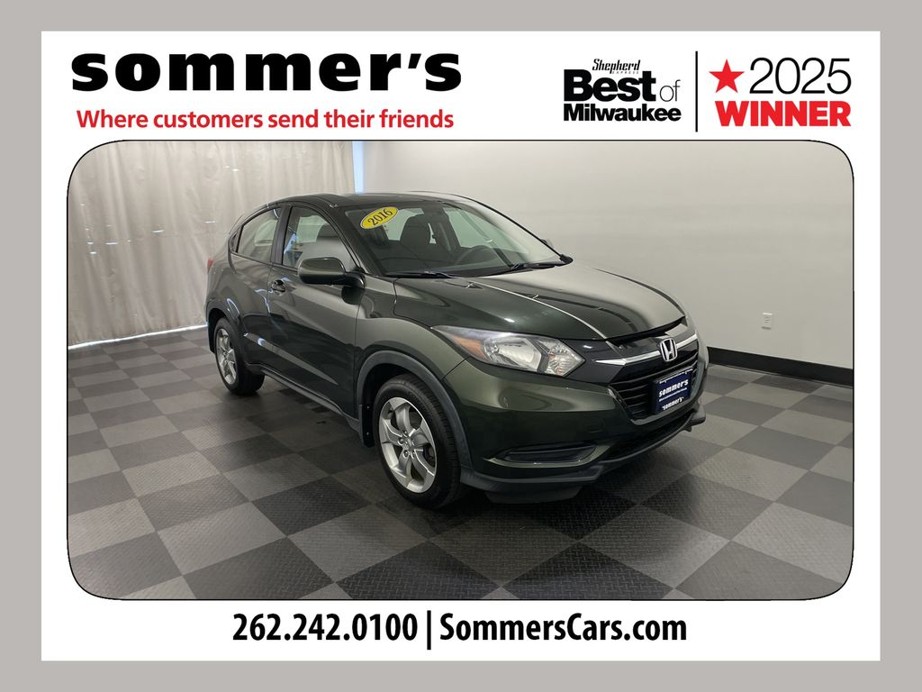 Green 2016 Honda HR-V SUV / Crossover Front-Wheel Drive Continuously Variable Transmission
