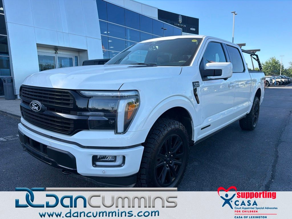 White Metallic 2024 Ford F-150 Pickup Truck Four-Wheel Drive Automatic