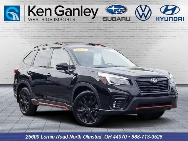 Crystal Black Silica 2021 Subaru Forester Sport Crossover AWD SUV / Crossover All-Wheel Drive Continuously Variable Transmission