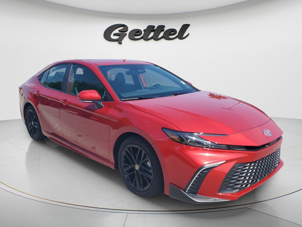 Used 2025 Red Toyota SE image 3