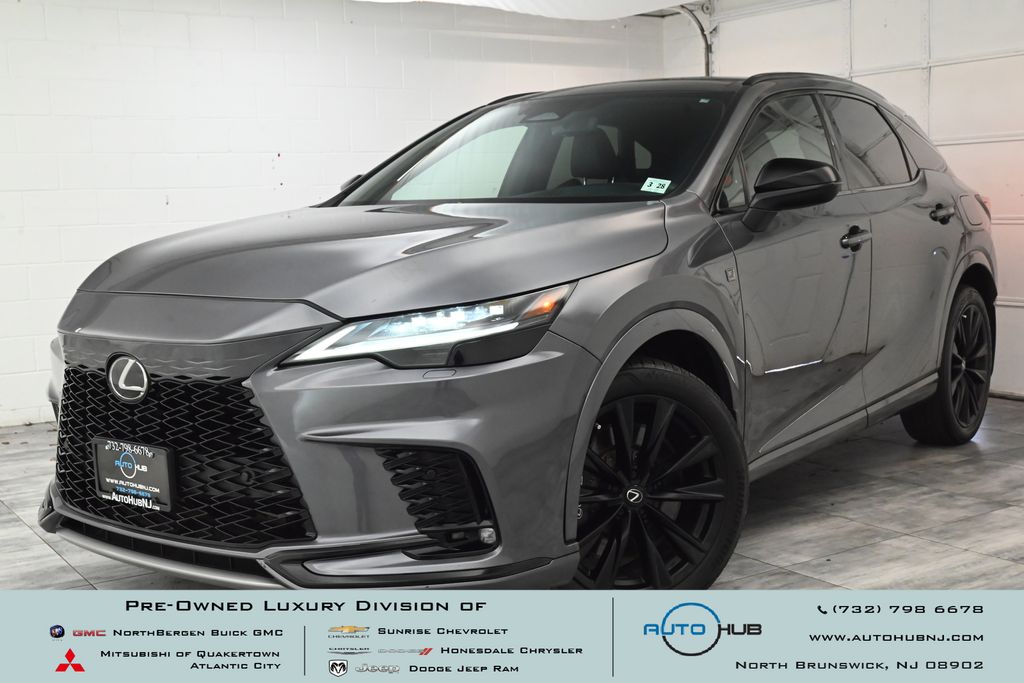 Nebula Gray Pearl 2023 Lexus RX Hybrid 500h F Sport Performance 3 AWD SUV / Crossover 6-Speed Automatic