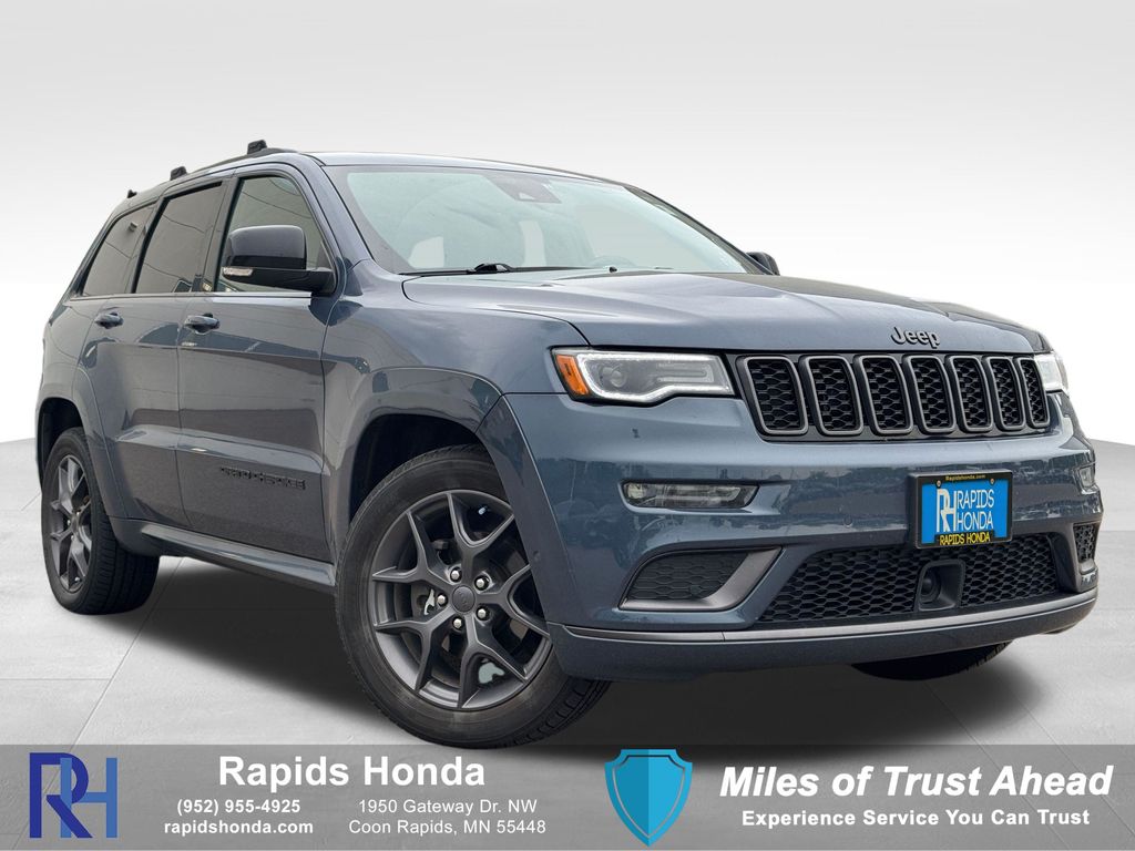 Pacific Blue Clearcoat 2020 Jeep Grand Cherokee SUV / Crossover Four-Wheel Drive 8-Speed Automatic