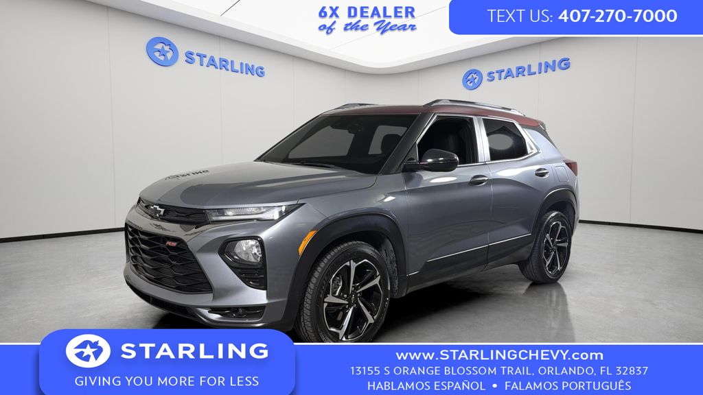 Gray (Satin Steel Metallic) 2022 Chevrolet Trailblazer SUV / Crossover Front-Wheel Drive Continuously Variable Transmission