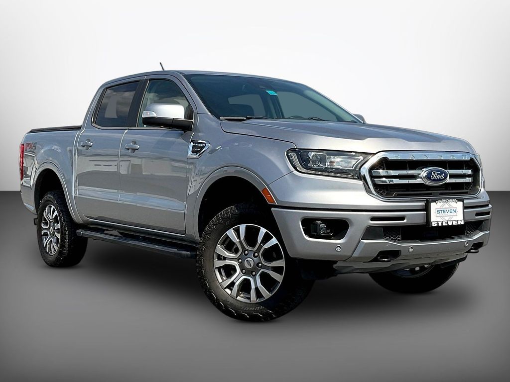 Iconic Silver Metallic 2021 Ford Ranger Pickup Truck Four-Wheel Drive Automatic