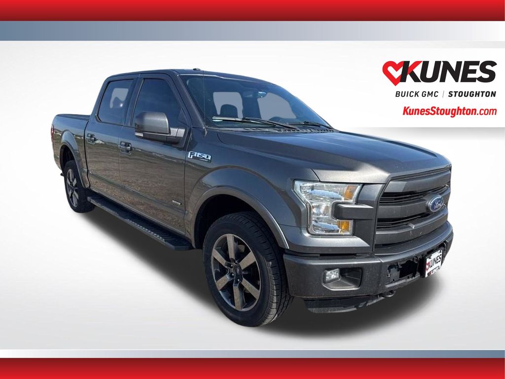 Gray (Magnetic Metallic) 2016 Ford F-150 Pickup Truck Four-Wheel Drive 6-Speed Automatic
