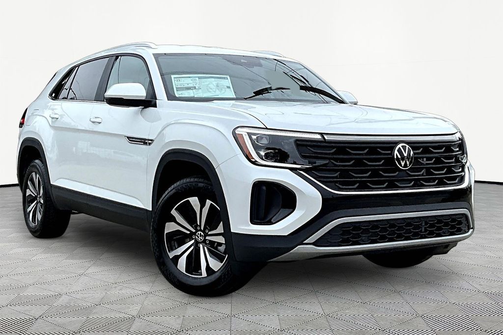 White 2026 Volkswagen Atlas Cross Sport SE FWD SUV / Crossover Front-Wheel Drive 8-Speed Automatic