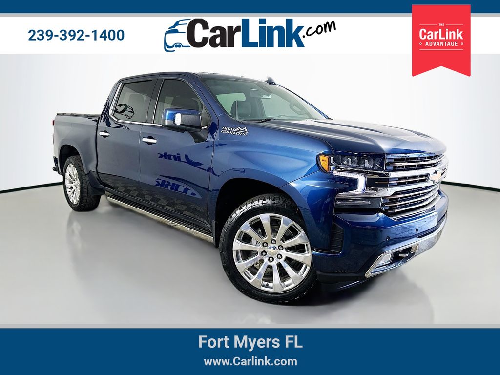 Northsky Blue Metallic 2021 Chevrolet Silverado 1500 Pickup Truck 4X2 8-Speed Automatic