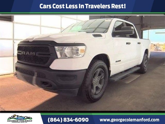 Bright White Clearcoat 2019 RAM 1500 Pickup Truck Four-Wheel Drive 8-Speed Automatic