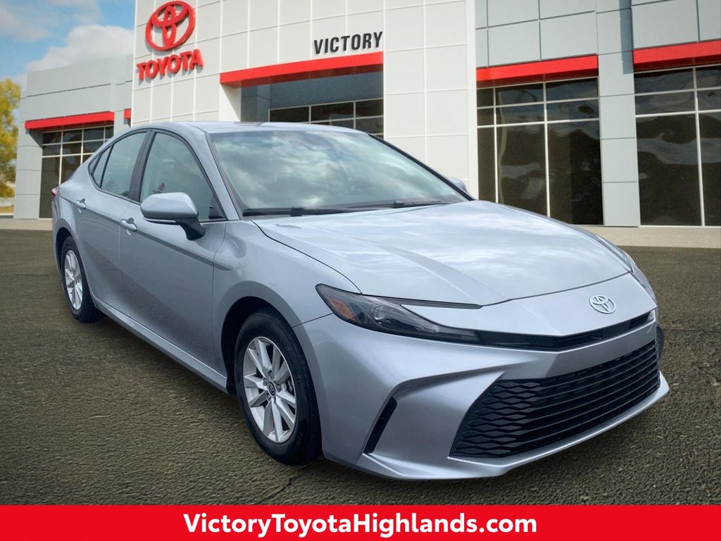 Celestial Silver Metallic 2025 Toyota Camry LE FWD Sedan Front-Wheel Drive Continuously Variable Transmission