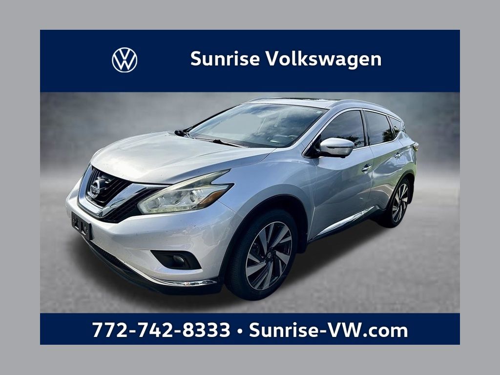 Brilliant Silver Metallic 2016 Nissan Murano SUV / Crossover Front-Wheel Drive Continuously Variable Transmission