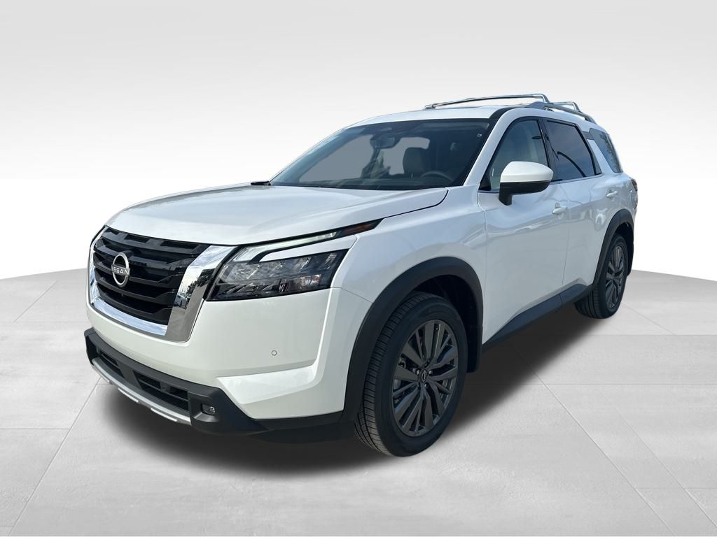2025 Everest White Pearl Tricoat Nissan Pathfinder SL FWD SUV