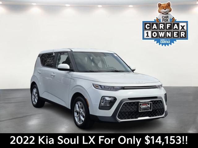 Snow White Pearl 2022 Kia Soul LX FWD SUV / Crossover Front-Wheel Drive Continuously Variable Transmission