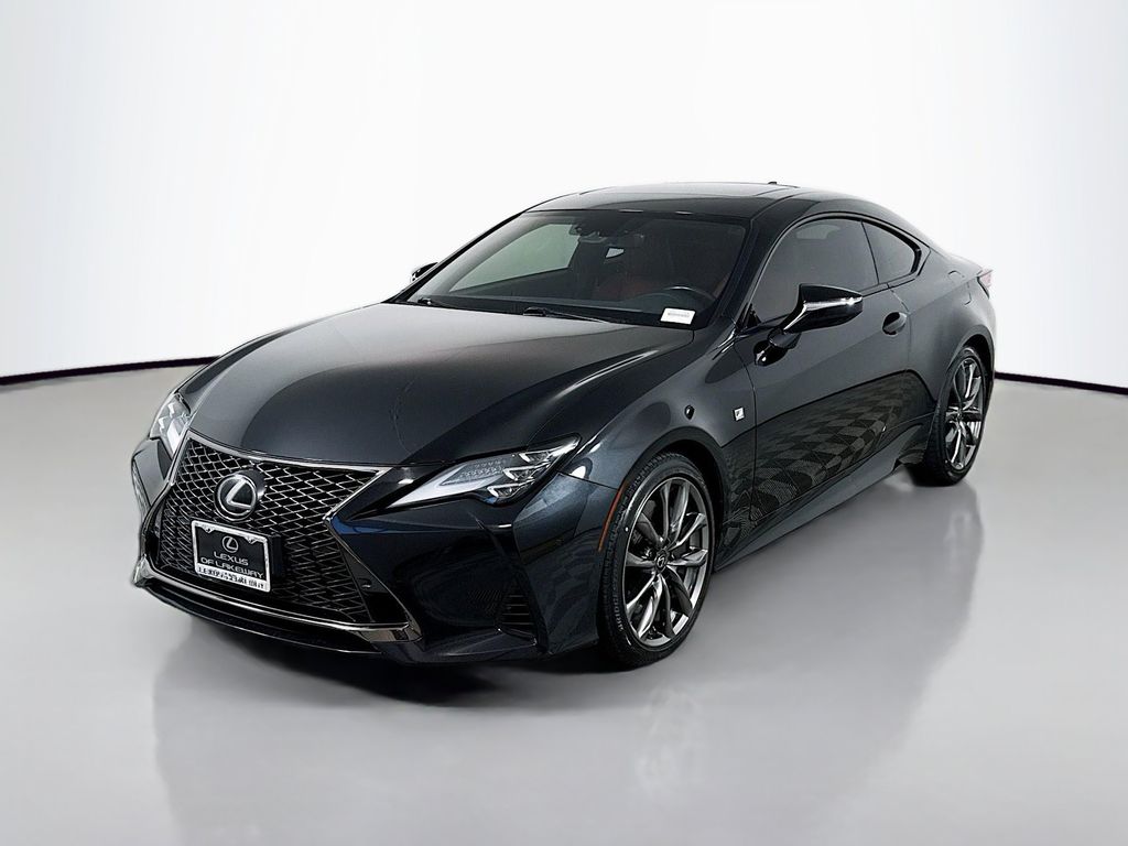 Black (Caviar) 2019 Lexus RC Coupe Rear-Wheel Drive 8-Speed Automatic