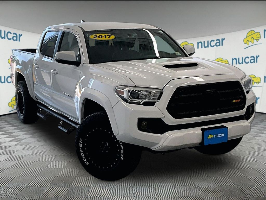 Super White 2017 Toyota Tacoma Pickup Truck Four-Wheel Drive 6-Speed Automatic
