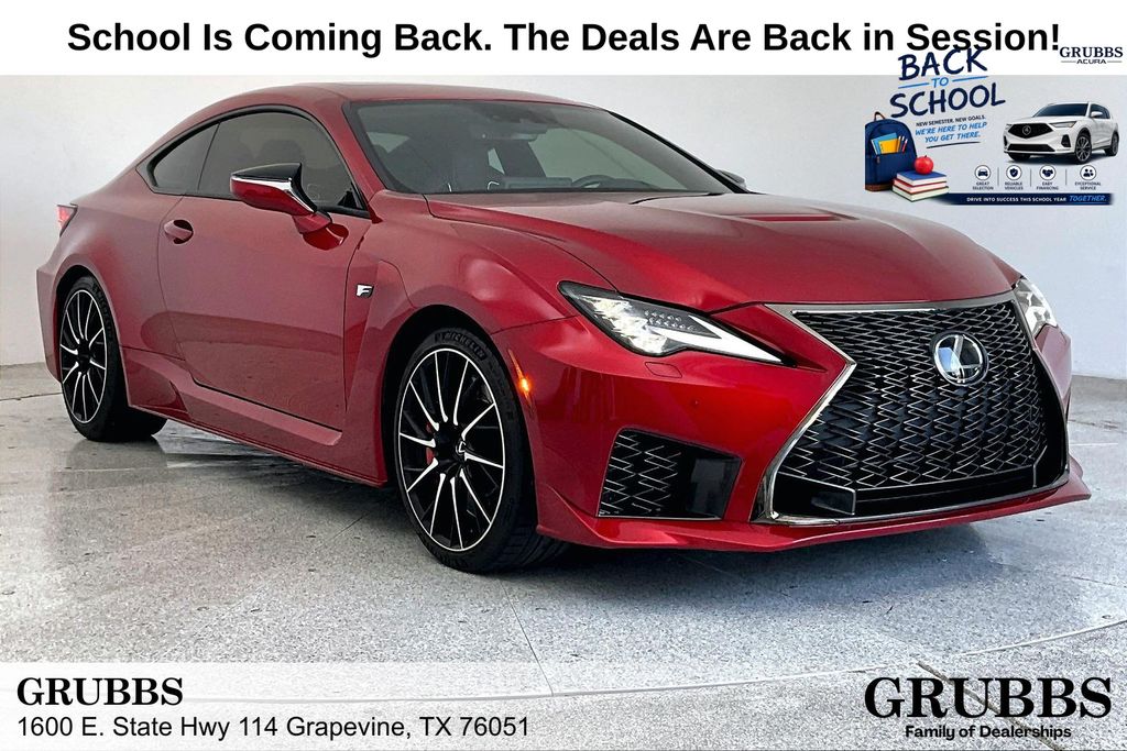 Infrared 2023 Lexus RC F Coupe Rear-Wheel Drive 8-Speed Dual Clutch