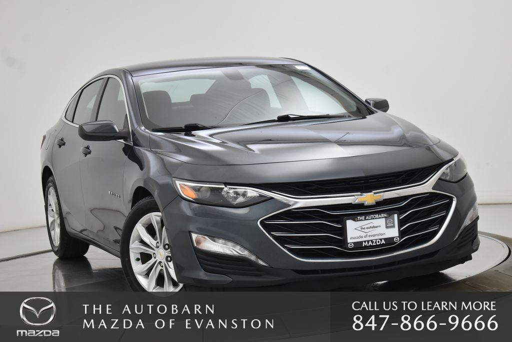 Shadow Gray Metallic 2019 Chevrolet Malibu Sedan Front-Wheel Drive Continuously Variable Transmission