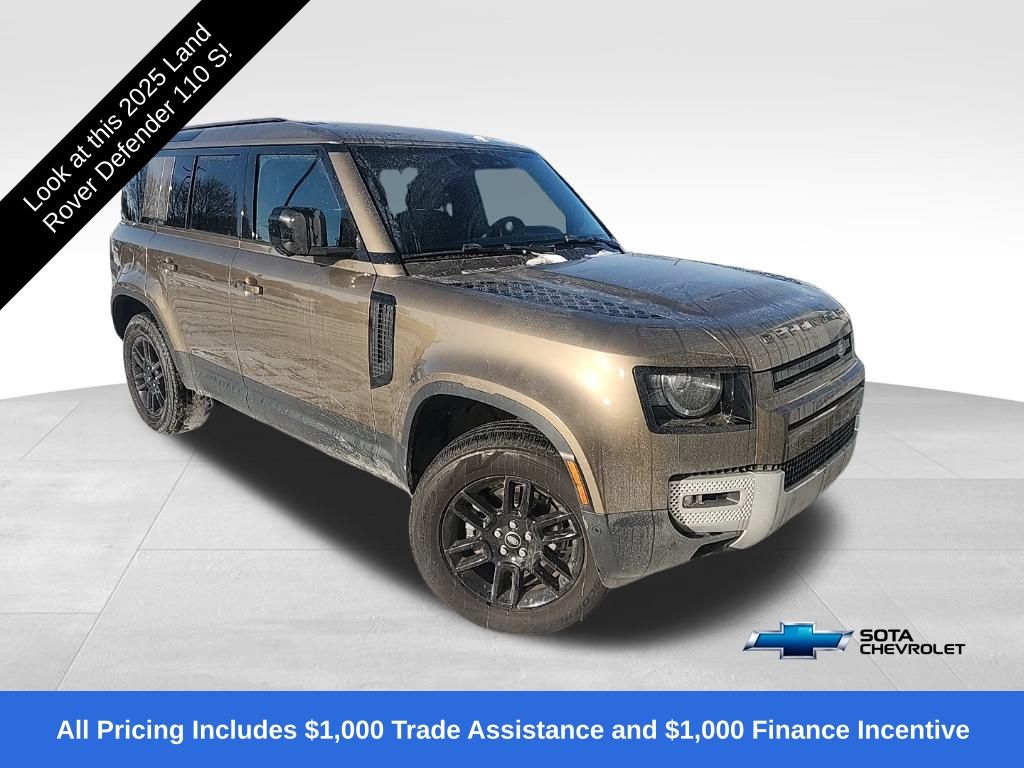 Red (Petra Copper Premium Metallic) 2025 Land Rover Defender 110 P300 S AWD SUV / Crossover All-Wheel Drive 8-Speed Automatic