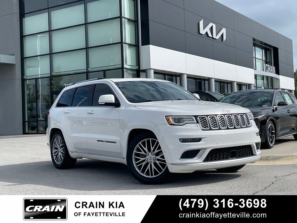 White (Ivory) 2017 Jeep Grand Cherokee SUV / Crossover Four-Wheel Drive 8-Speed Automatic