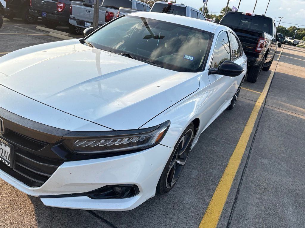 2021 Honda Accord Sport White at Legacy Ford