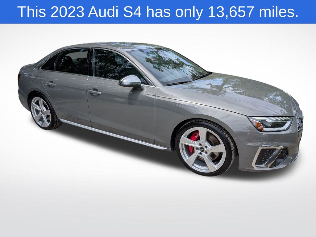 Chronos Gray Metallic 2023 Audi S4 Sedan All-Wheel Drive 8-Speed Automatic