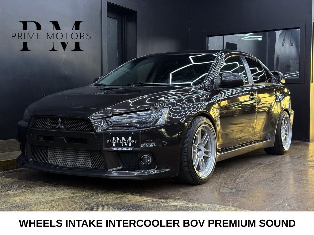 Tarmac Black Pearl 2008 Mitsubishi Lancer Evolution Sedan All-Wheel Drive 5-Speed Manual