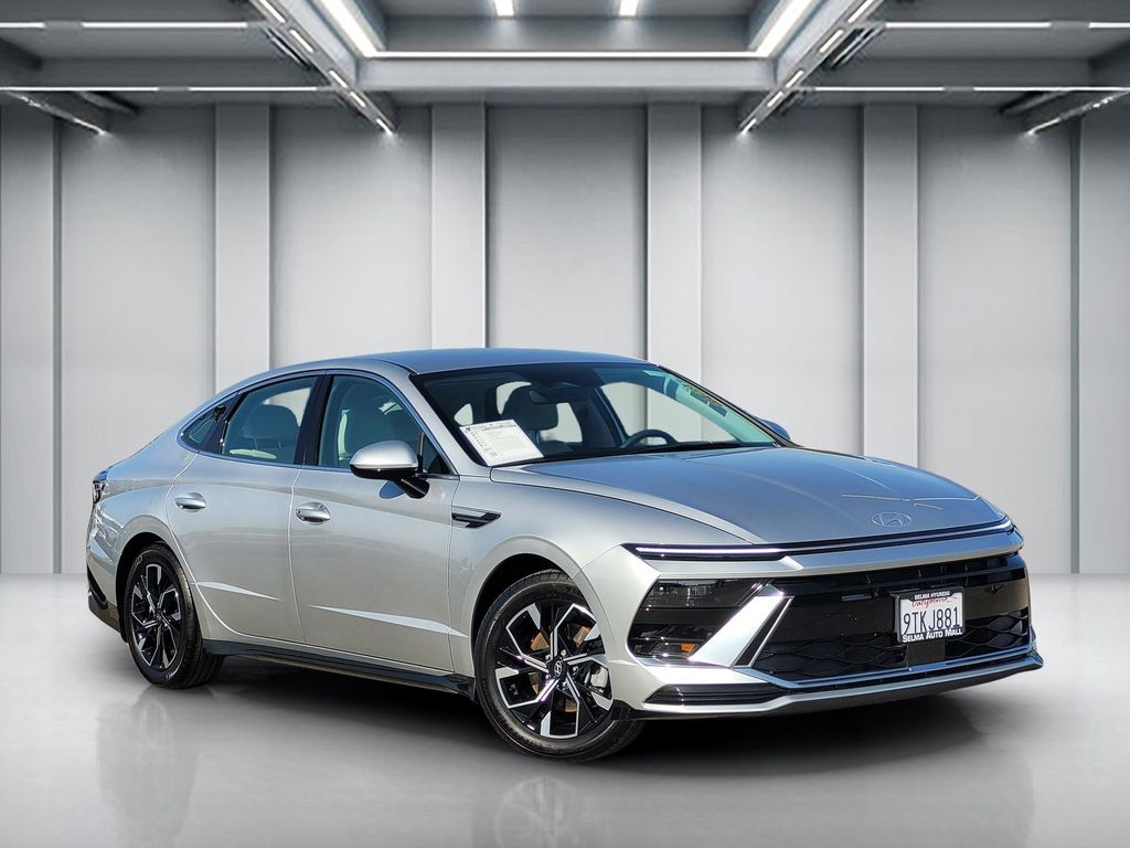 Aero Silver 2024 Hyundai Sonata SEL FWD Sedan Front-Wheel Drive 8-Speed Automatic