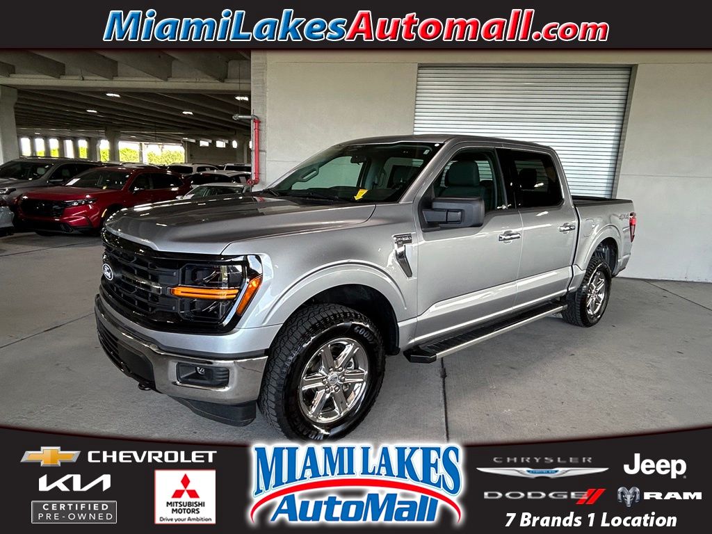 Silver Metallic 2025 Ford F-150 Pickup Truck Four-Wheel Drive Automatic