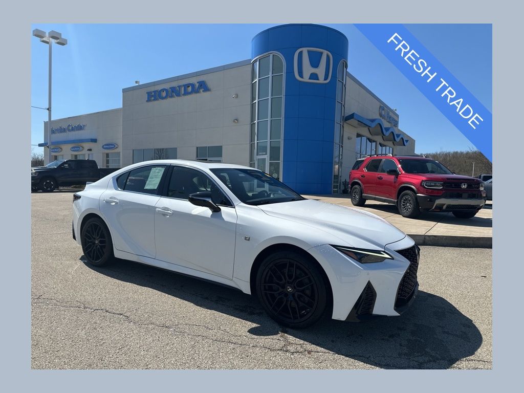 Ultra White 2021 Lexus IS 350 F Sport AWD Sedan All-Wheel Drive 6-Speed Automatic