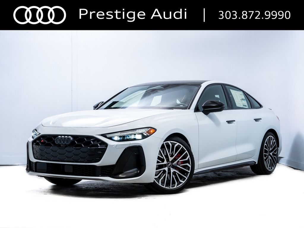 White 2026 Audi S5 quattro Prestige TFSI Sedan All-Wheel Drive 7-Speed Automatic