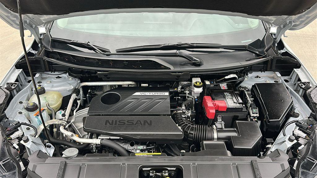 2025 Nissan Rogue SV Silver at Bravo Nissan