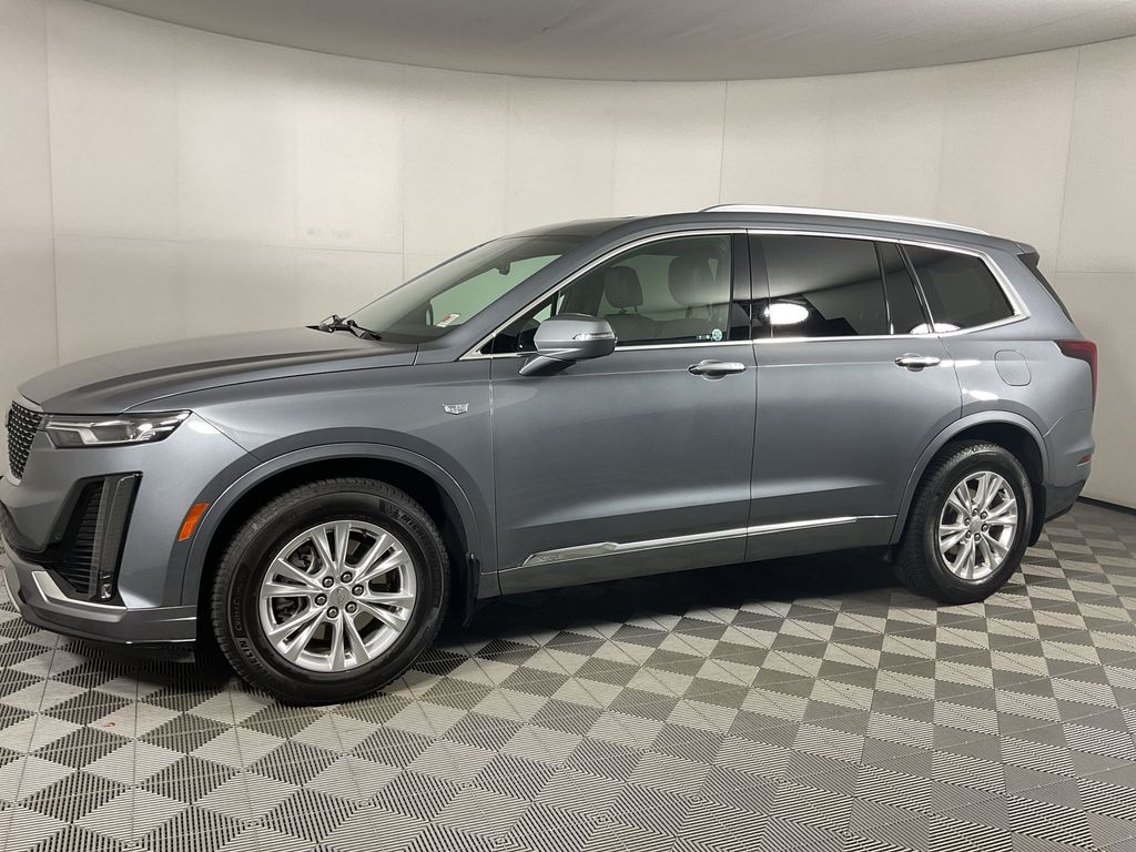 Gray (Satin Steel Metallic) 2022 Cadillac XT6 Luxury FWD SUV / Crossover Front-Wheel Drive 9-Speed Automatic