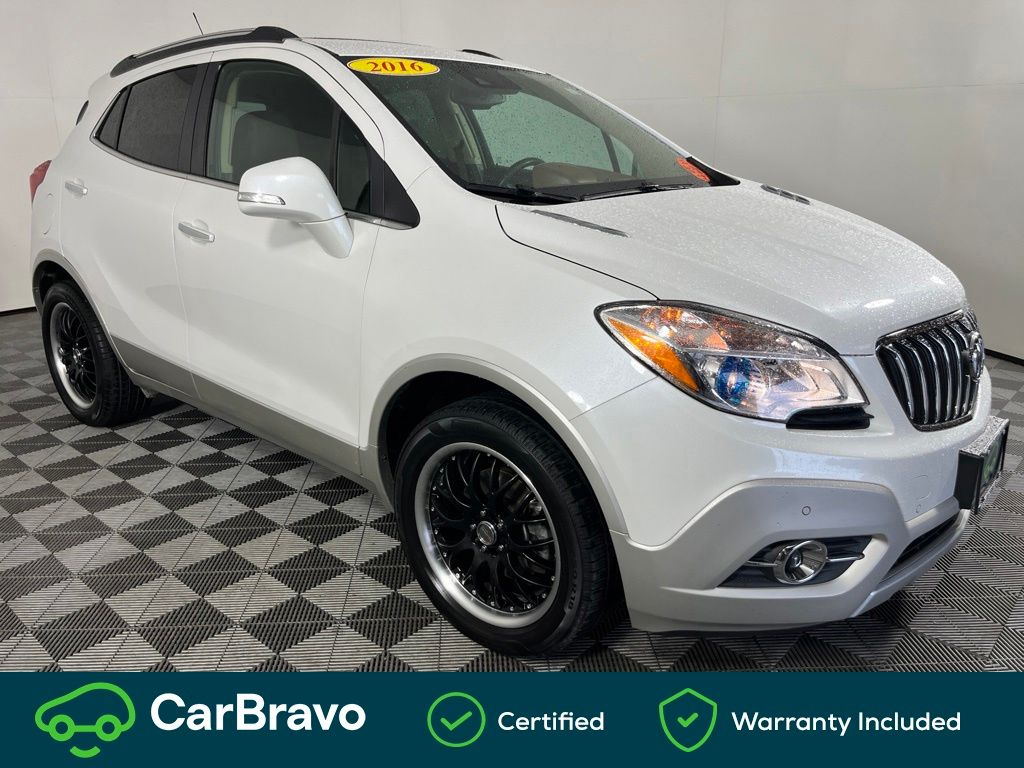 White Pearl Metallic 2016 Buick Encore SUV / Crossover All-Wheel Drive 6-Speed Automatic Overdrive