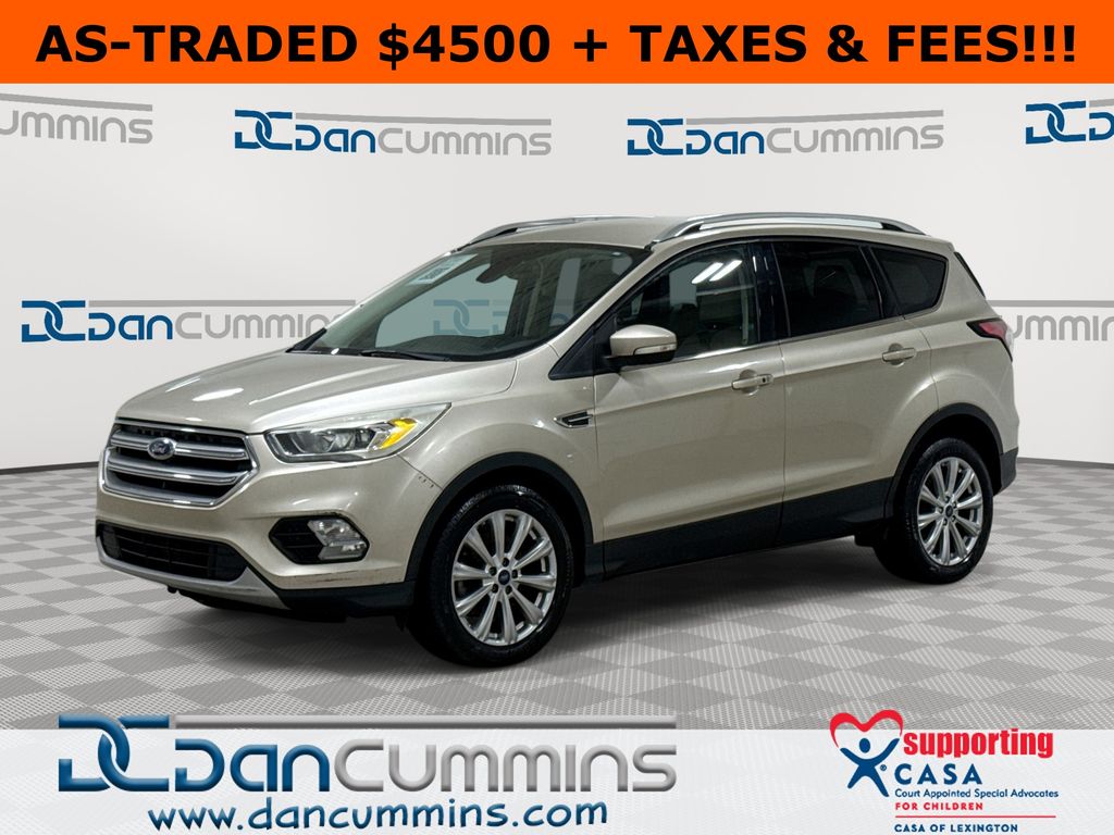 White Gold Metallic 2017 Ford Escape SUV / Crossover Front-Wheel Drive 6-Speed Automatic