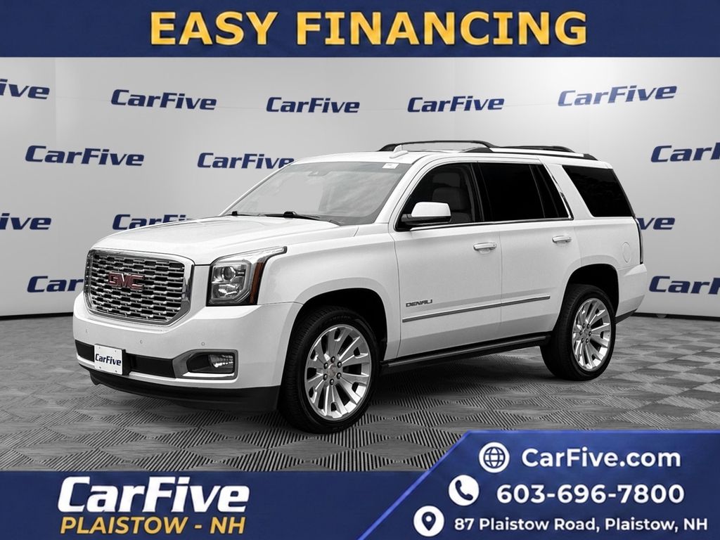 White Frost Tricoat 2019 GMC Yukon SUV / Crossover Four-Wheel Drive