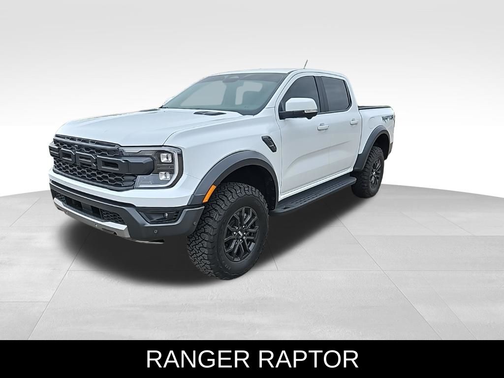 Oxford White 2024 Ford Ranger Raptor SuperCrew 4WD Pickup Truck Four-Wheel Drive Automatic