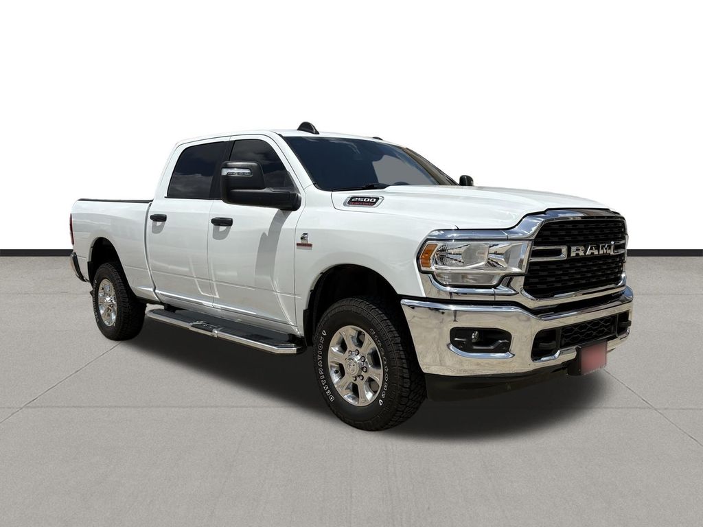 2023 Ram 2500 Big Horn White at North Houston Mitsubishi