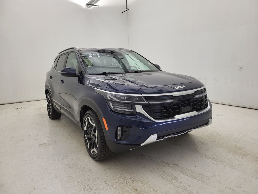 Dark Ocean Blue 2024 Kia Seltos SX AWD SUV / Crossover All-Wheel Drive 8-Speed Automatic