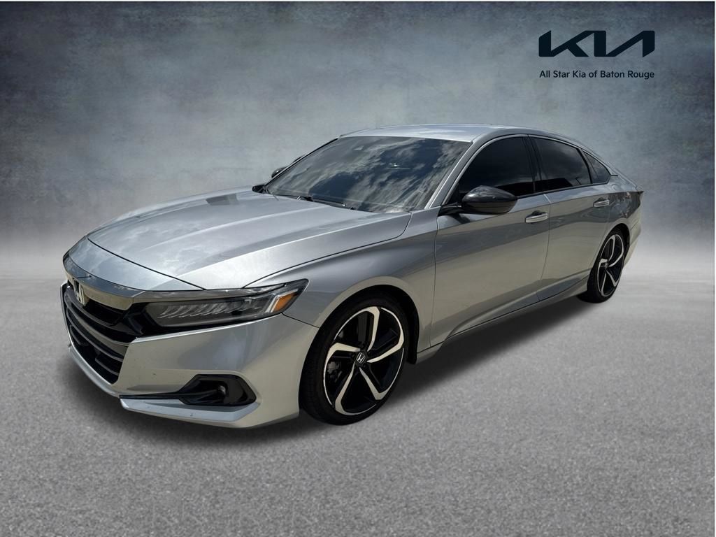 Silver 2022 Honda Accord Sedan Front-Wheel Drive Continuously Variable Transmission
