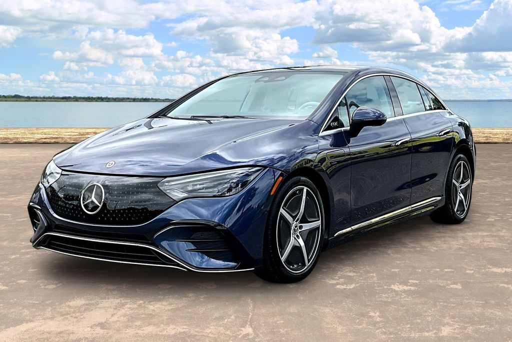 Blue 2023 Mercedes-Benz EQE Sedan Rear-Wheel Drive 1-Speed Automatic