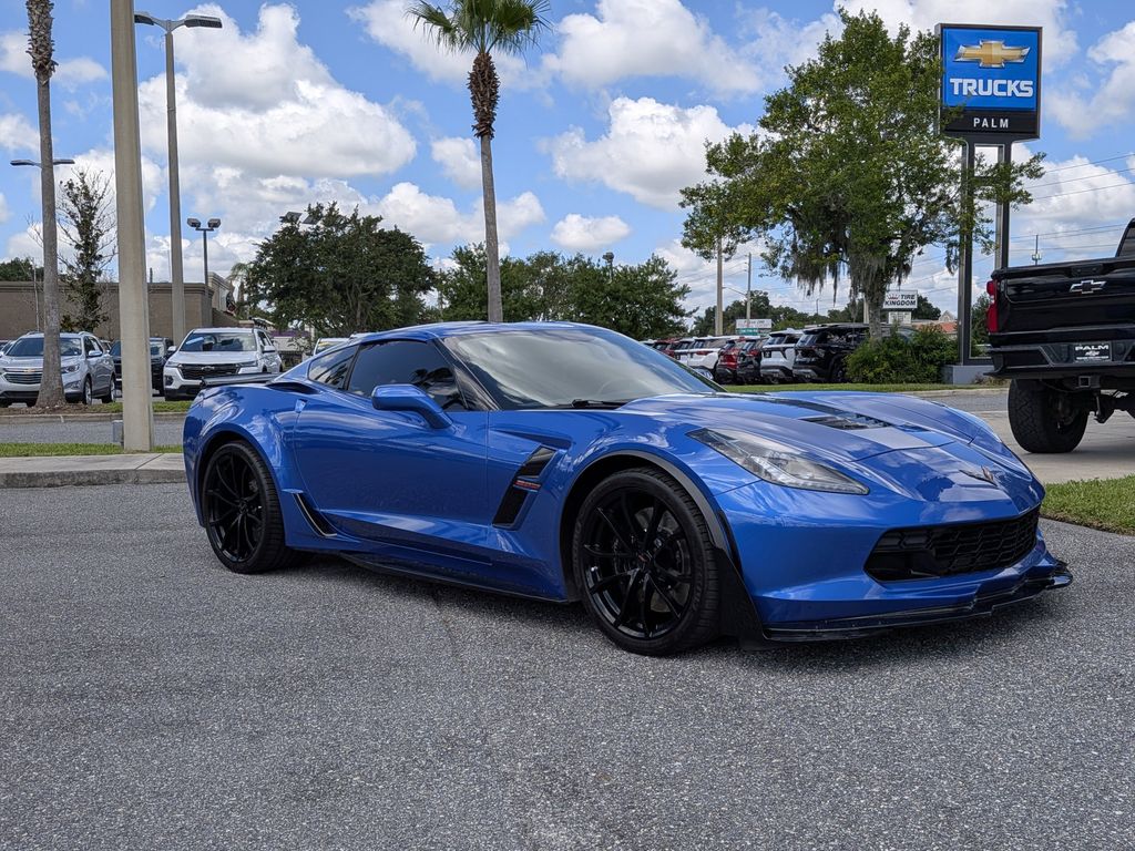 Blue Metallic 2019 Chevrolet Corvette Grand Sport 1LT Coupe RWD Coupe Rear-Wheel Drive 8-Speed Automatic